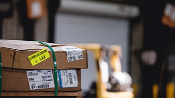 Shipment that's cleared customs at LAX