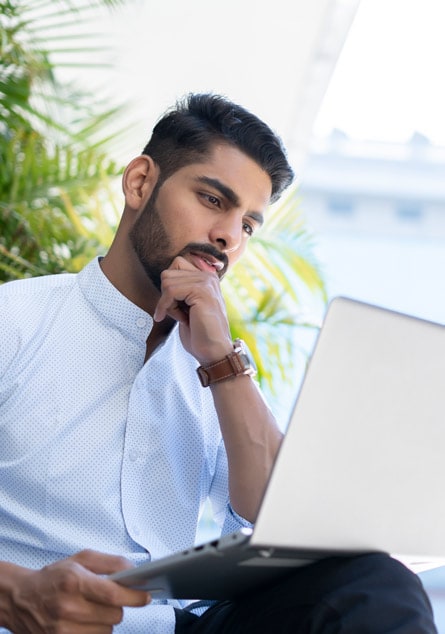 Man on Laptop